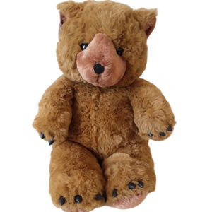 Cuddle Wit Creations Teddy Bear Vintage 1992 22" Stuffed Animal Plush Brown Tag